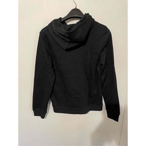 Adidas Boys XL Essential Black Pullover Sweatshirt Hoodie NWT Activewear - Picture 5 of 5